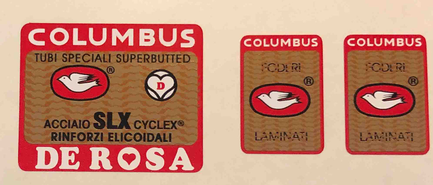Columbus De Rosa Frame & Forks decal - H Lloyd Cycles