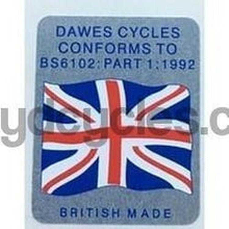 DAWES "flag" decal. - H Lloyd Cycles