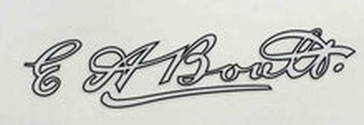E A Boult Script downtube decal - H Lloyd Cycles