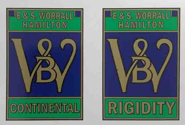 E & S Worrall crest - H Lloyd Cycles