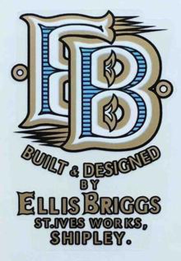 ELLIS BRIGGS head/seat tube decal. - H Lloyd Cycles