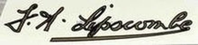 F A LIPSCOMBE down tube transfer. - H Lloyd Cycles