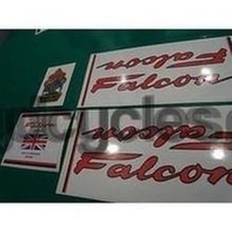 Falcon decal set for Lincolnshire - made frames - H Lloyd Cycles
