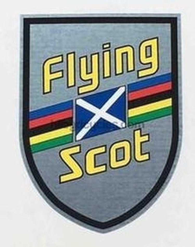 FLYING SCOT seat/head tube decal. - H Lloyd Cycles