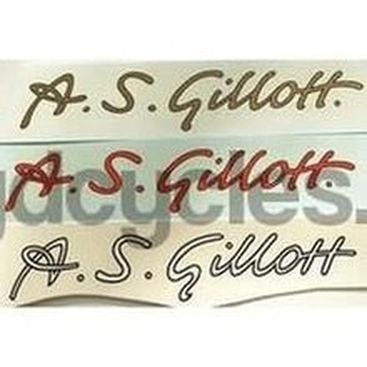 GILLOTT "A S GILLOTT" D/T script. - H Lloyd Cycles