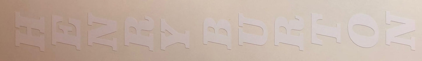 Henry Burton Block seat tube decal - H Lloyd Cycles