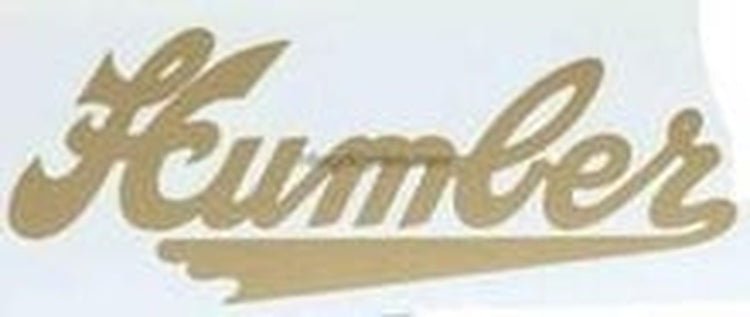 HUMBER gold script - H Lloyd Cycles