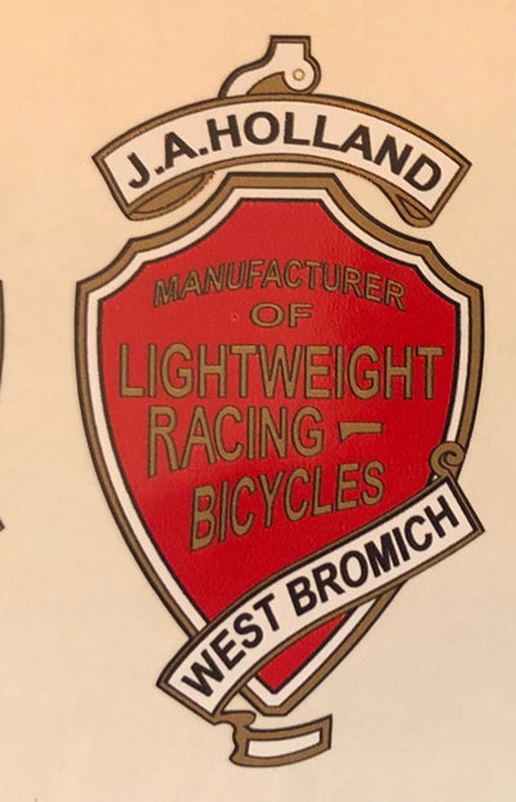 JA Holland Crest - H Lloyd Cycles