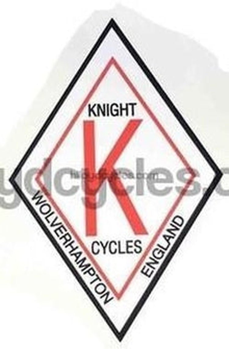 KNIGHT (Woverhampton) head/seat crest. - H Lloyd Cycles