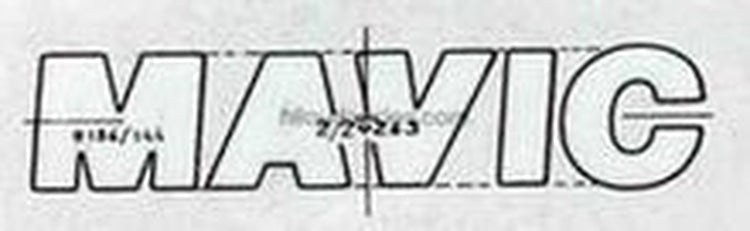 Mavic Rim Decals - H Lloyd Cycles