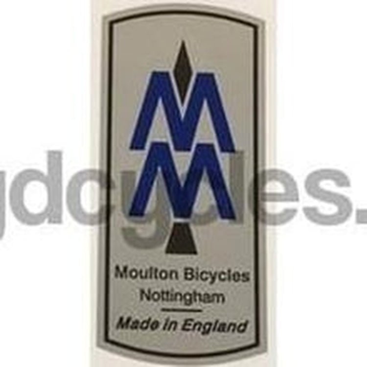 MOULTON head tube decal. Nottingham - H Lloyd Cycles