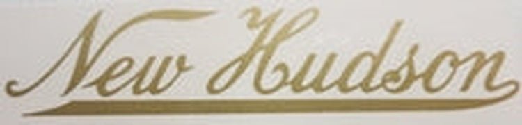 NEW HUDSON Gold script - H Lloyd Cycles