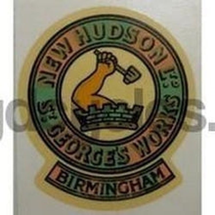 NEW HUDSON Head/seat badge - H Lloyd Cycles