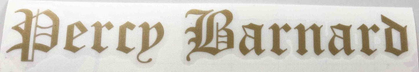 Percy Barnard Downtube decal - H Lloyd Cycles