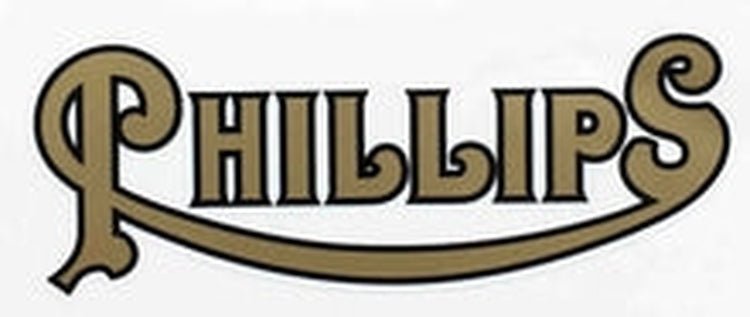 PHILLIPS downtube/chainguard script. - H Lloyd Cycles