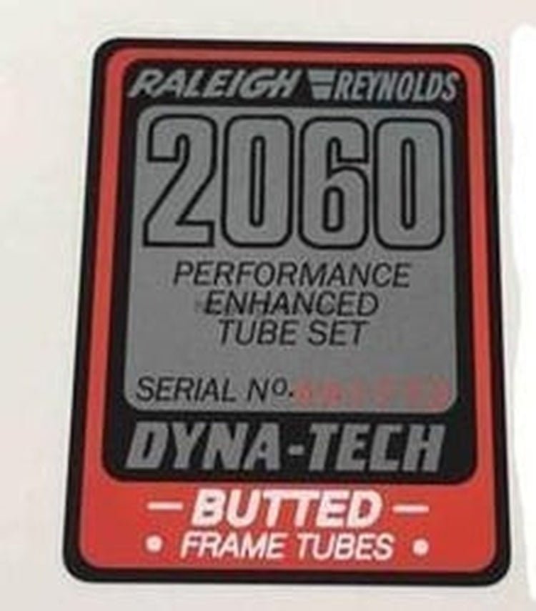 Raleigh 2060 Frame decal - H Lloyd Cycles