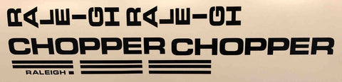 Raleigh Chopper Decal Sets