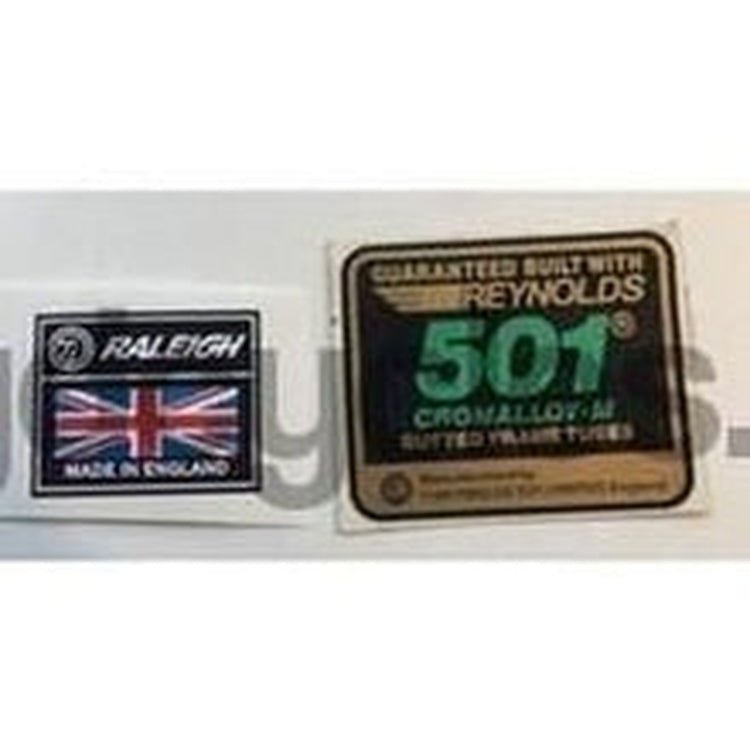 Raleigh Record Sprint Decals Black And Gold With Reynolds 501 - H Lloyd Cycles