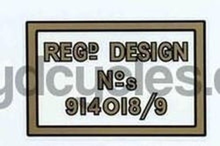 Raleigh Reg Design for RSW models - H Lloyd Cycles