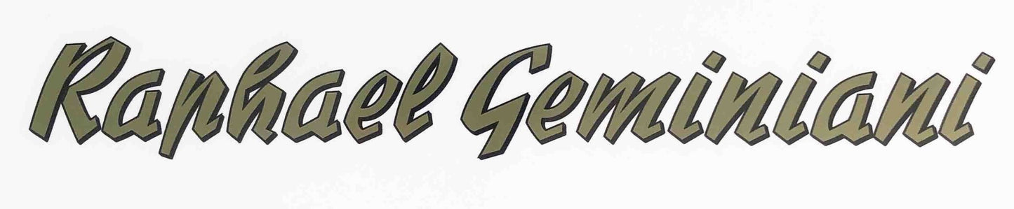 RAPHAEL GEMINIANI script D/T transfer - H Lloyd Cycles