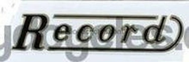 REG HARRIS Toptube decal for "Record" model. - H Lloyd Cycles