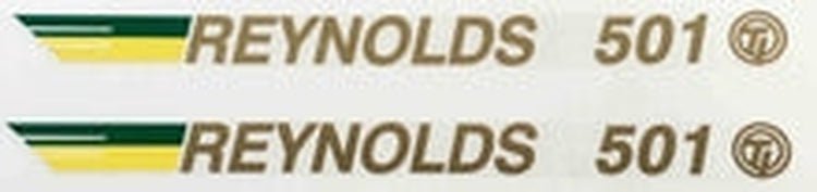 Reynolds 501 Chainstay decals - H Lloyd Cycles
