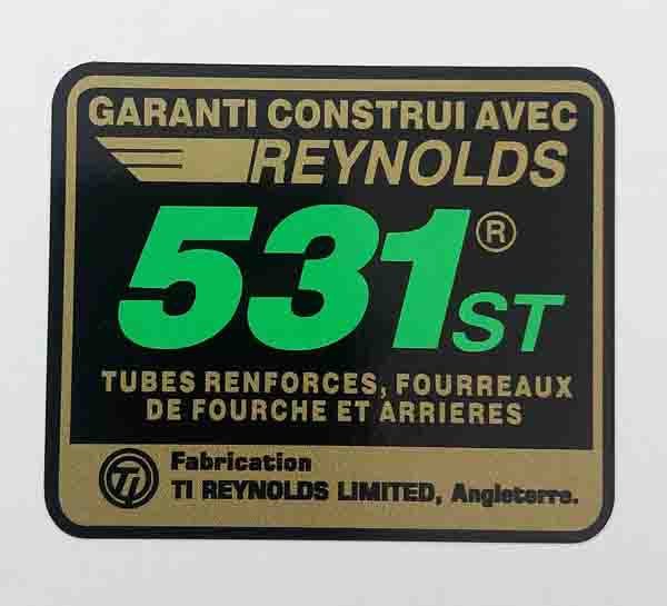 Reynolds 531 ST82 - 89 French Version - H Lloyd Cycles