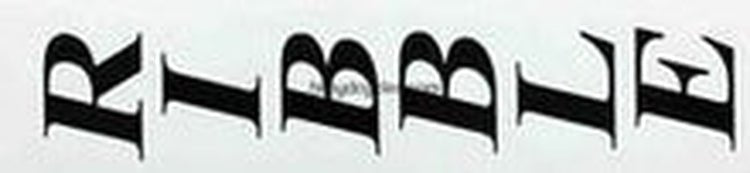 RIBBLE seat tube decal - H Lloyd Cycles