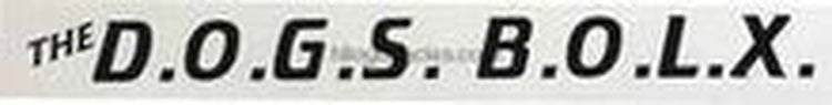 Roberts D.O.G.S. B.O.L.X. downtube decal - H Lloyd Cycles