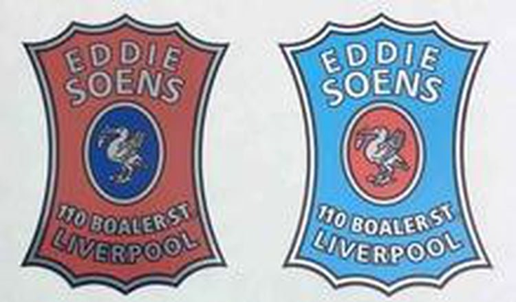 SOENS, EDDIE SOENS. Head/seat crest. - H Lloyd Cycles