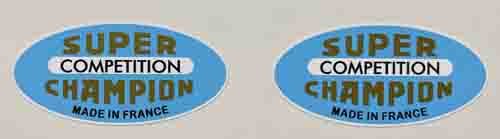 Super Champion Competition rim decals - H Lloyd Cycles
