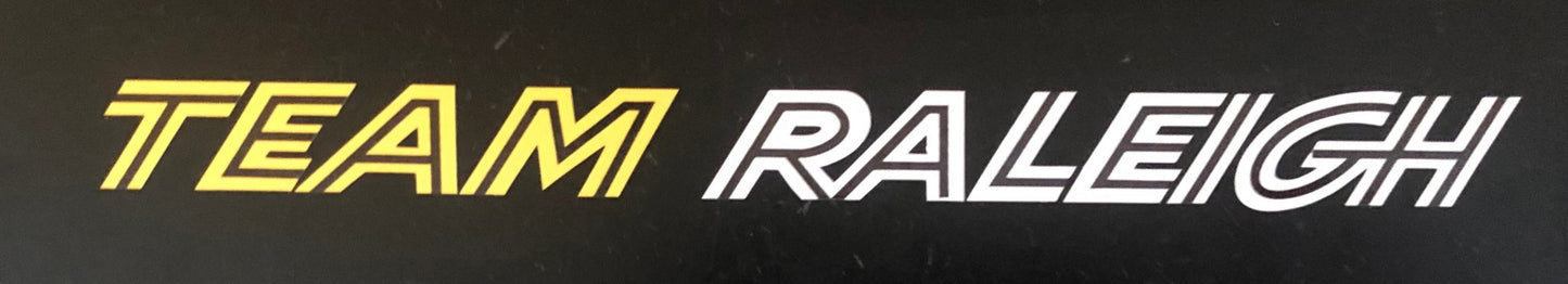 Team Raleigh Large top tube decal - H Lloyd Cycles