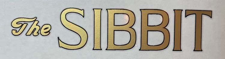 The Sibbit downtube decal - H Lloyd Cycles