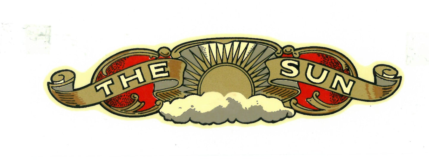 The Sun decal - H Lloyd Cycles