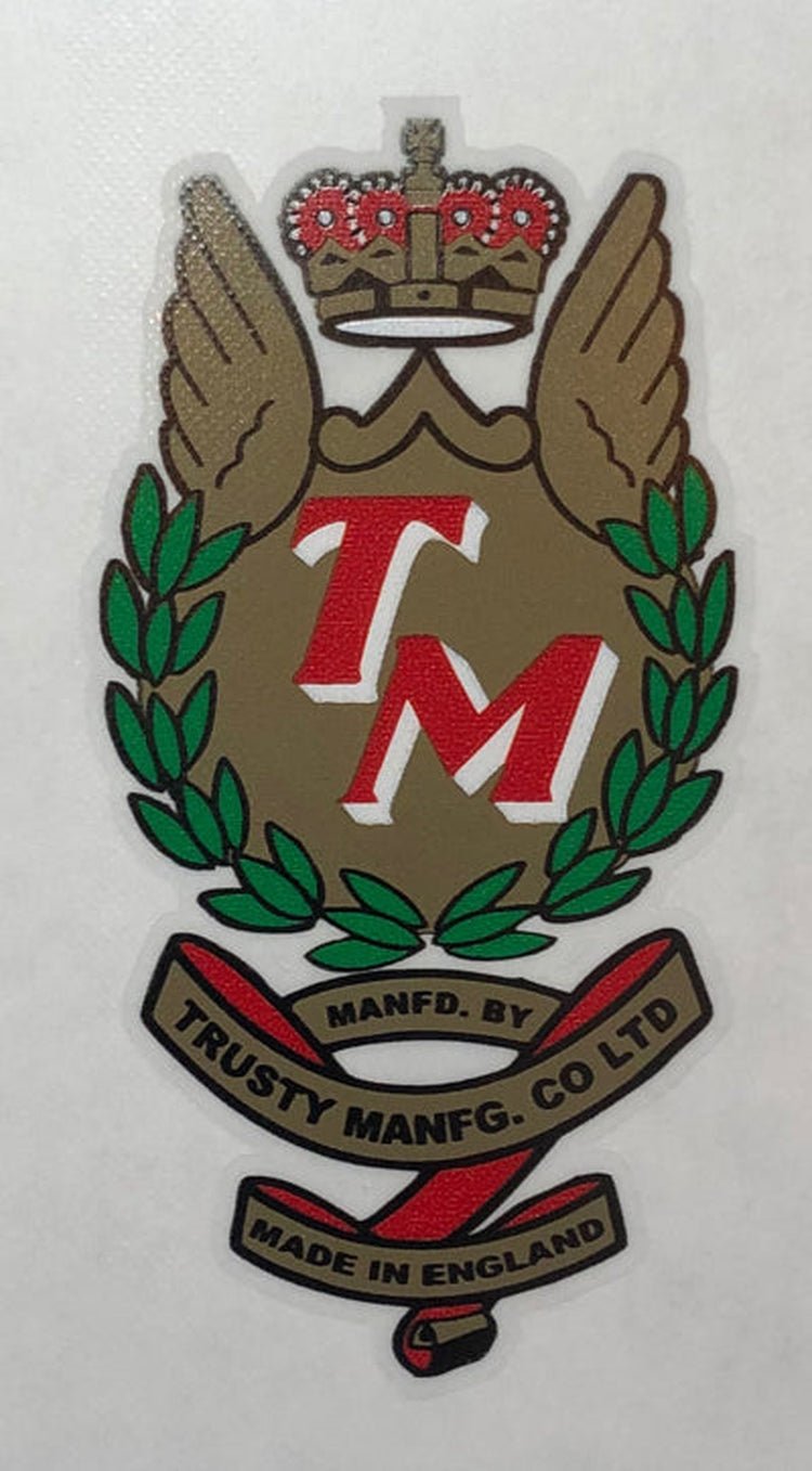 Trusty Manufacturing crest - H Lloyd Cycles