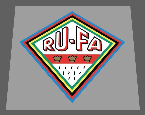 RU-FA Bike decals - H Lloyd Cycles
