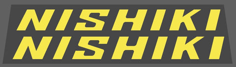 Nishiki 1980's downtube decals