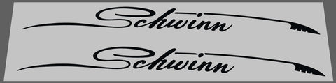 Schwinn Cruiser Down Tube Decals