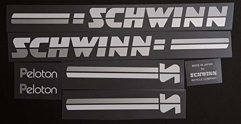 Schwinn Peloton set decal set