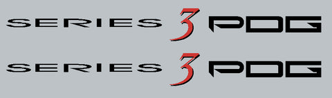 Schwinn Series 3 POG Top Tube Decals