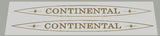 Schwinn Continental / Continental II Oval Top Tube Decals