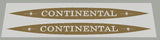 Schwinn Continental / Continental II Oval Top Tube Decals