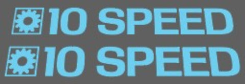 Schwinn 10 Speed Chainstay Decals