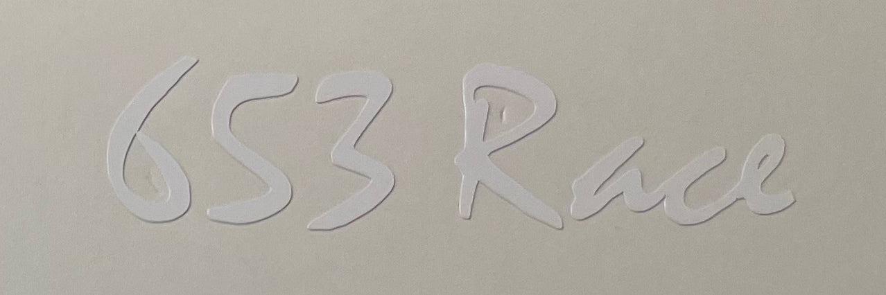 653 Race Top tube decal - H Lloyd Cycles