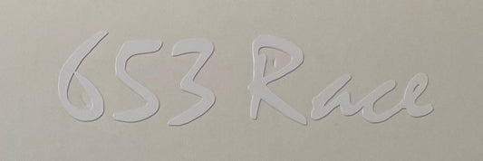 653 Race Top tube decal - H Lloyd Cycles