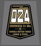 Ishiwata Frame 024 Decals