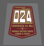 Ishiwata Frame 024 Decals