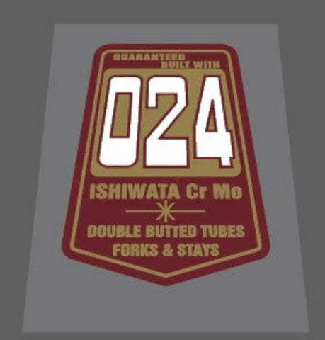 Ishiwata Frame 024 Decals