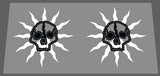 Voodoo Skull Decal