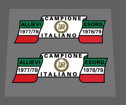 Paletti Campione Italiano Decals